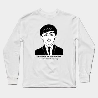 LEGENDARY BRITISH SINGER FAN ART!! Long Sleeve T-Shirt